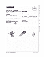 DataSheet FDD8878 pdf